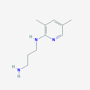 B8606997 2-(3-Aminopropylamino)-3,5-dimethylpyridine CAS No. 92992-86-4