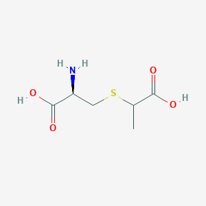 molecular formula C6H11NO4S B008607 S-(1-Carboxyethyl)cysteine CAS No. 104640-54-2
