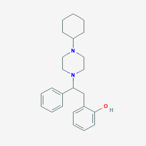 2-[2-(4-Cyclohexylpiperazin-1-yl)-2-phenylethyl]phenol
