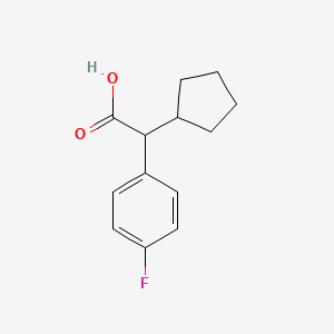 (+/-)-Cyclopentyl(4-fluorophenyl)acetic acid