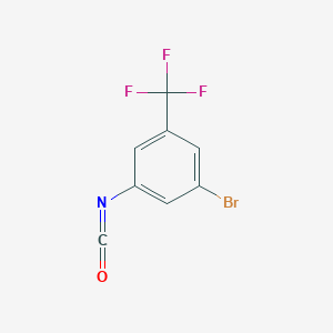 molecular formula C8H3BrF3NO B8607089 3-Bromo-5-trifluoromethylphenylisocyanate 