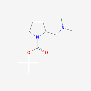 molecular formula C12H24N2O2 B8607103 tert-Butyl 2-((dimethylamino)methyl)pyrrolidine-1-carboxylate 