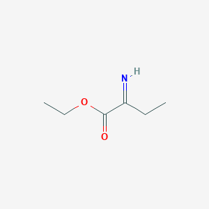 molecular formula C6H11NO2 B8607114 Ethyl iminobutyrate 