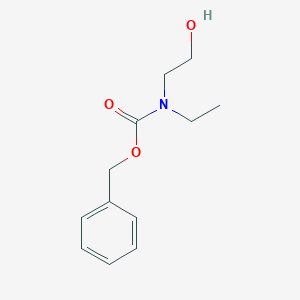 molecular formula C12H17NO3 B8607136 Benzyl ethyl(2-hydroxyethyl)carbamate 