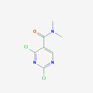 molecular formula C7H7Cl2N3O B8607194 2,4-dichloro-N,N-dimethylpyrimidine-5-carboxamide 