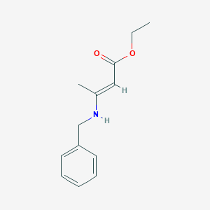molecular formula C13H17NO2 B086072 Ethyl 3-(benzylamino)but-2-enoate CAS No. 1020-67-3