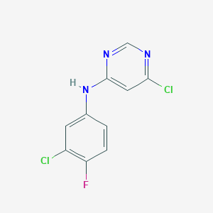 4-(3-Chloro-4-fluorophenylamino)-6-chloropyrimidine