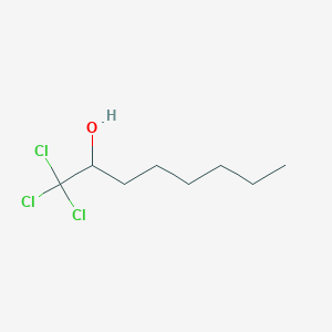 molecular formula C8H15Cl3O B8607279 1,1,1-Trichlorooctan-2-OL CAS No. 64713-78-6