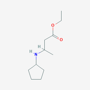 (Rac)-3-cyclopentylamino-butanoic acid ethyl ester