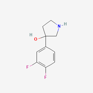 3-(3,4-Difluorophenyl)pyrrolidin-3-ol