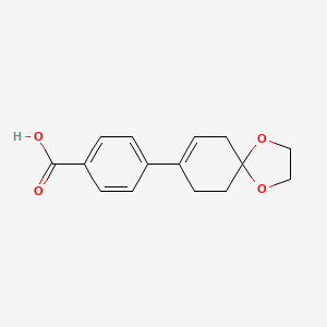 4-(1,4-Dioxaspiro[4.5]dec-7-en-8-yl)benzoic acid