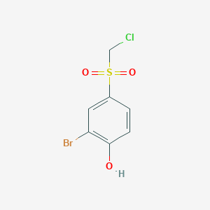 2-Bromo-4-(chloromethanesulfonyl)phenol