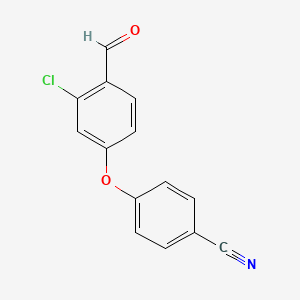 4-(3-Chloro-4-formyl-phenoxy)-benzonitrile