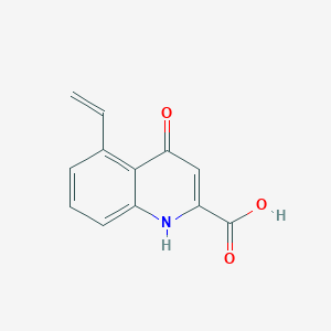 5-Ethenyl-1,4-dihydro-4-oxoquinoline-2-carboxylic acid