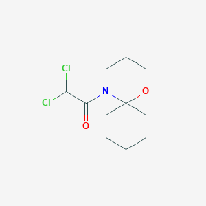 2,2-Dichloro-1-(1-oxa-5-azaspiro[5.5]undecan-5-yl)ethan-1-one