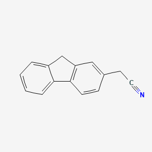 molecular formula C15H11N B8607646 Fluorene-2-acetonitrile 