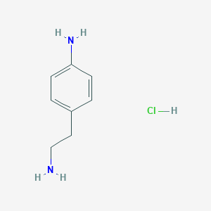 molecular formula C8H12N2·HCl B086077 2-(4-Aminophenyl)ethylamine dihydrochloride CAS No. 13078-82-5