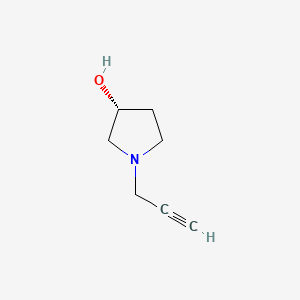 molecular formula C7H11NO B8607760 (R)-3-Hydroxy-1-prop-2-ynyl-pyrrolidine 
