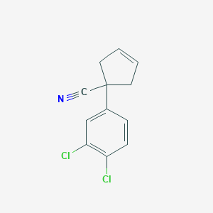 1-(3,4-Dichlorophenyl)cyclopent-3-enecarbonitrile