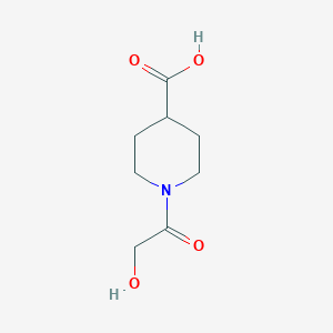 1-Glycoloylpiperidine-4-carboxylic acid