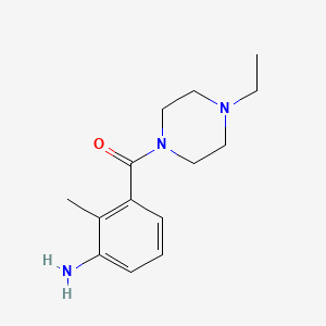 (3-Amino-2-methyl-phenyl)-(4-ethyl-piperazin-1-yl)-methanone