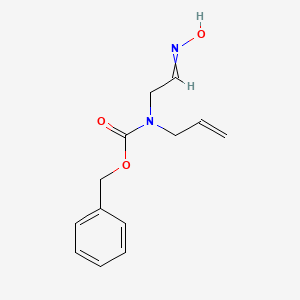 molecular formula C13H16N2O3 B8607952 Benzyl N-allyl-N-[2-hydroxyiminoethyl]carbamate 
