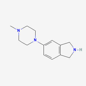 5-(4-methyl-piperazin-1-yl)-2,3-dihydro-1H-isoindole