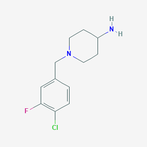 1-(4-Chloro-3-fluorobenzyl)-4-piperidinamine