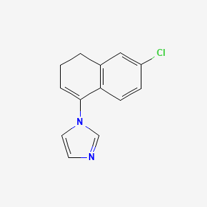 1-(6-Chloro-3,4-dihydronaphthalen-1-yl)-1H-imidazole