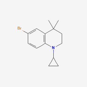 6-Bromo-1-cyclopropyl-4,4-dimethyl-1,2,3,4-tetrahydroquinoline