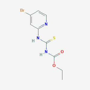 molecular formula C9H10BrN3O2S B8608267 Ethyl-[(4-bromopyridin-2-yl)carbamothioyl]carbamate 