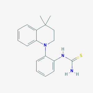 N-[2-(4,4-Dimethyl-3,4-dihydroquinolin-1(2H)-yl)phenyl]thiourea