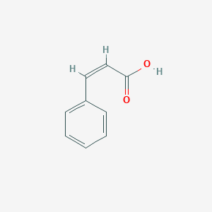 molecular formula C9H8O2 B086083 cis-Cinnamic acid CAS No. 102-94-3