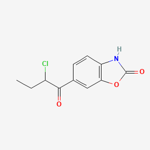 6-(2-chloro-butyryl)-3H-benzoxazol-2-one