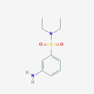 molecular formula C10H16N2O2S B086087 3-amino-N,N-diethylbenzenesulfonamide CAS No. 10372-41-5