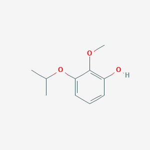 molecular formula C10H14O3 B8608784 3-Isopropoxy-2-methoxyphenol 