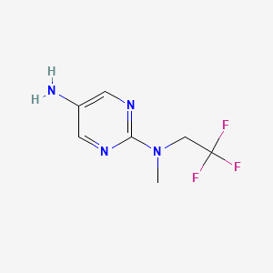 2,5-Pyrimidinediamine, N2-methyl-N2-(2,2,2-trifluoroethyl)-