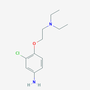 3-Chloro-4-(2-diethylaminoethoxy)phenylamine