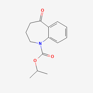 Isopropyl 5-oxo-2,3,4,5-tetrahydro-1H-benzo[b]azepine-1-carboxylate