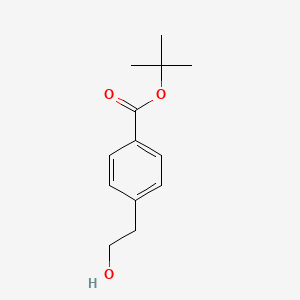 molecular formula C13H18O3 B8609043 Tert-butyl 4-(2-hydroxyethyl)benzoate 