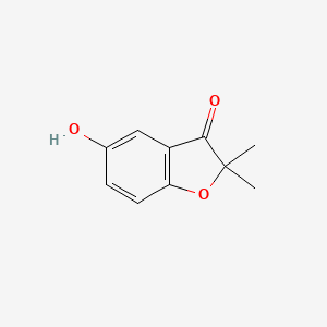 5-Hydroxy-2,2-dimethyl-benzofuran-3-one