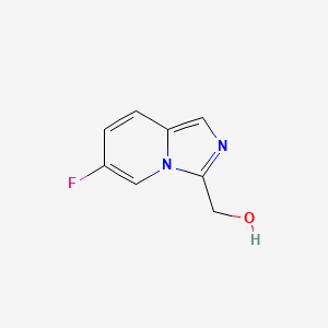 molecular formula C8H7FN2O B8609086 (6-Fluoro-imidazo[1,5-a]pyridin-3-yl)-methanol 