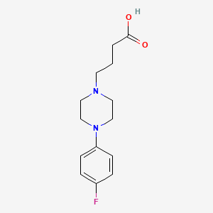 4-[4-(4-Fluorophenyl)-1-piperazinyl]butyric acid