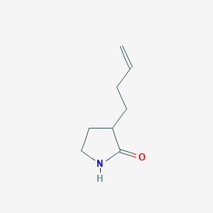 molecular formula C8H13NO B8609131 3-(3-BUTEN-1-YL)-2-PYRROLIDINONE 