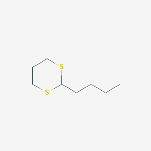 molecular formula C8H16S2 B8609141 2-Butyl-1,3-dithiane CAS No. 21792-53-0