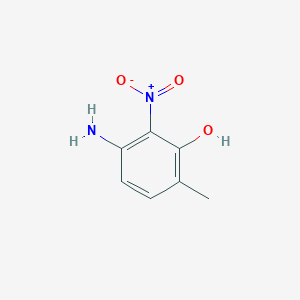 molecular formula C7H8N2O3 B8609155 3-Amino-6-methyl-2-nitrophenol CAS No. 62106-30-3