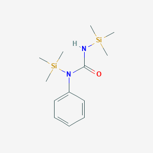 molecular formula C13H24N2OSi2 B086092 1-Phenyl-1,3-bis(trimethylsilyl)urea CAS No. 1024-58-4