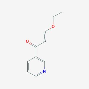molecular formula C10H11NO2 B8609204 3-Ethoxy-1-(3-pyridinyl)-2-propen-1-one CAS No. 143101-63-7