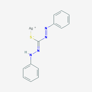 molecular formula C13H11AgN4S B086095 silver;N'-anilino-N-phenyliminocarbamimidothioate CAS No. 12154-56-2