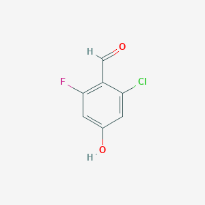 2-Chloro-6-fluoro-4-hydroxybenzaldehyde